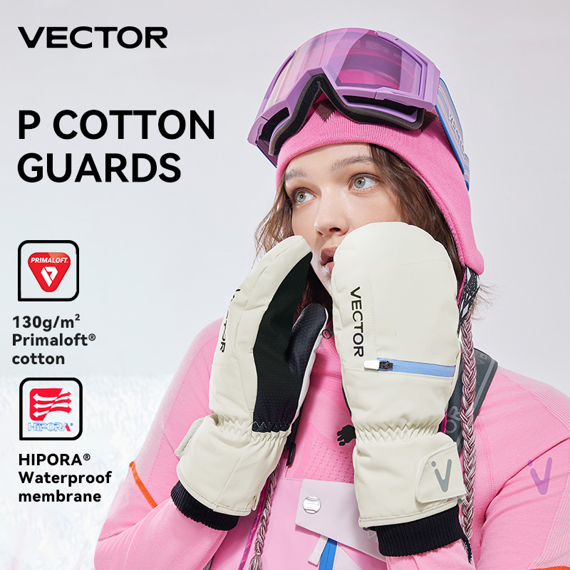 VECTOR Men&#039;s and Women&#039;s Detachable Cotton Protective Gloves Are Windproof Splash Proof Anti Slip Warm and Wear-resistant