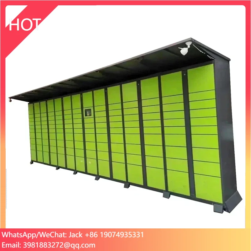 Customized outdoor waterproof electromagnetic lock with canopy multi-door automatic system smart locker for  package delivery