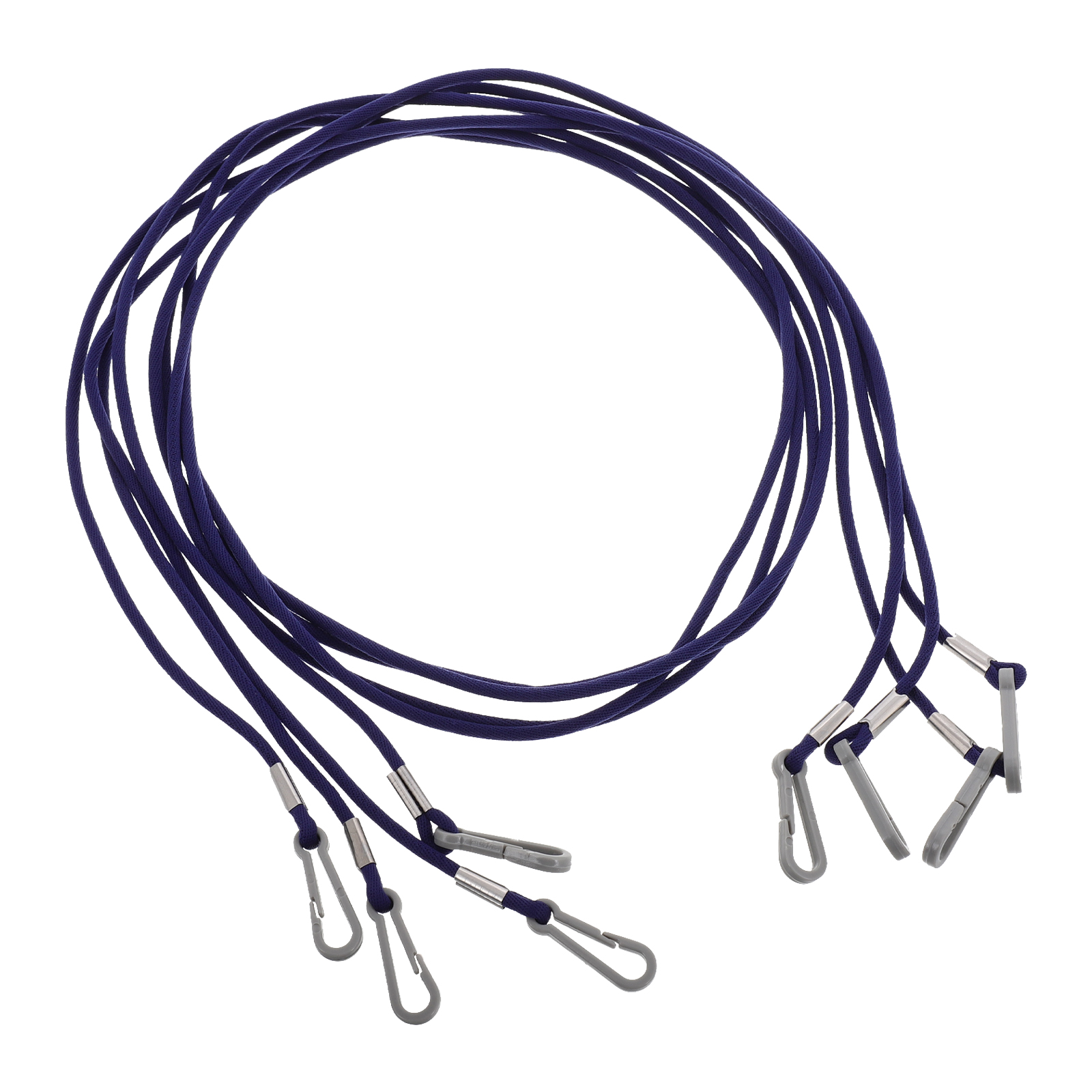 4pcs Lanyard Neck Strap For Kids Anti-Lost Glove Hanging Rope Thick Nylon Clip Holder For Skiing Snowboard Mittens