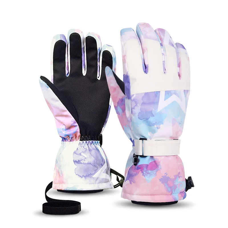 New Snowboard Sport Warm Windproof Breathable Wear Resistant Ski Gloves Woman Man Winter Outdoor Snowboarding Skiing Wear Adult