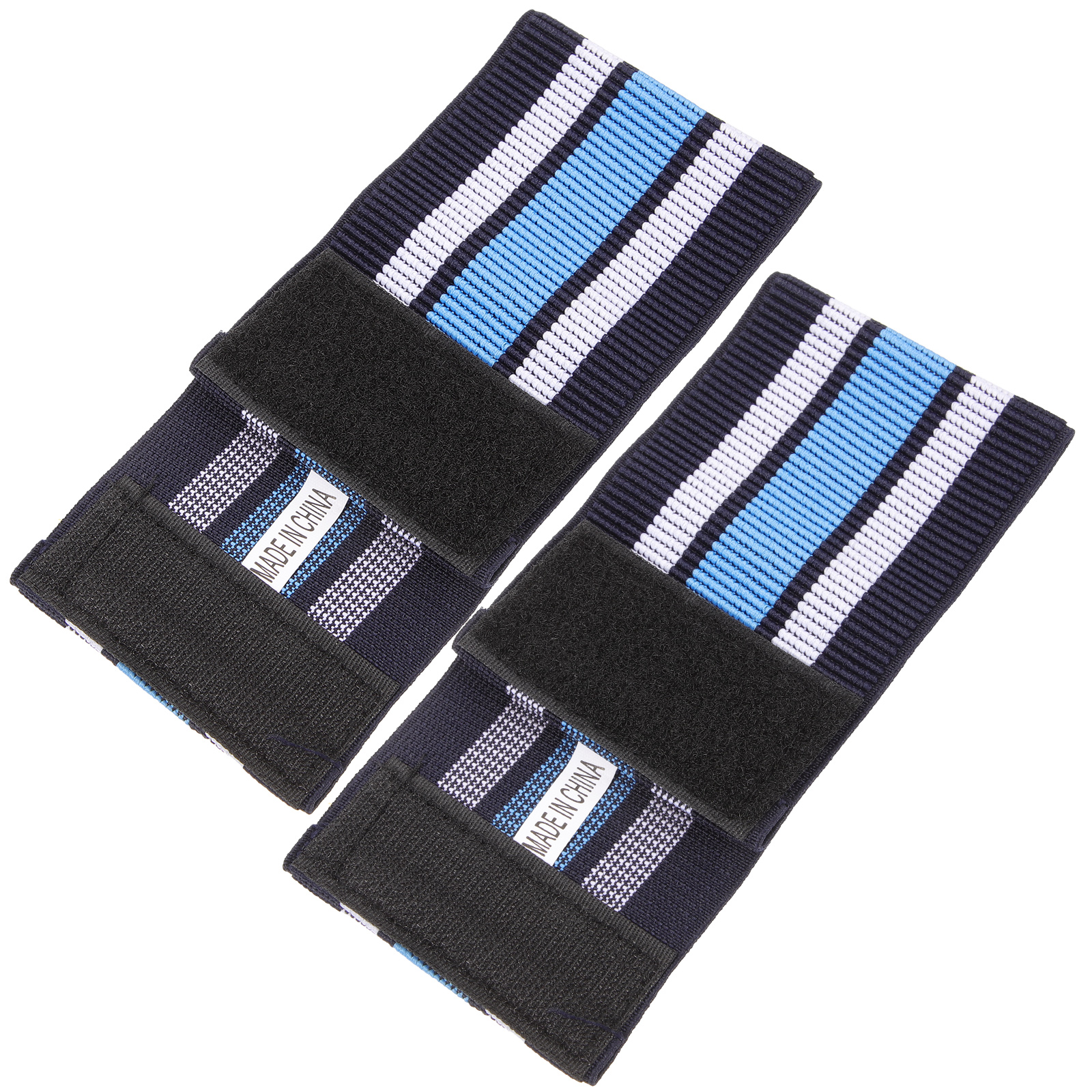 Blue Elastic Leg Straps Pants Leg Band Trousers Tightening Belt for Camping Cycling Riding Boot Attachments High Elastic
