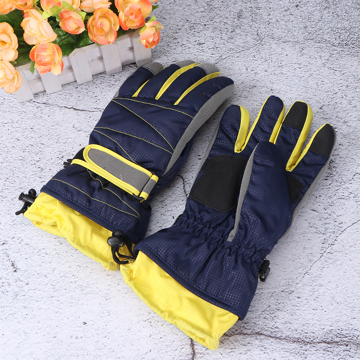 Waterproof and Windproof Gloves Bicycle Bike Winter Ski Mittens Cold Weather Youth Snow for Men