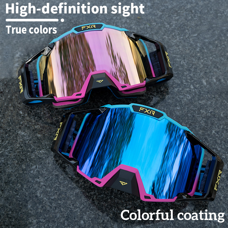 FXR Motocross Goggles Night Vision Moto Racing Glasses Motorcycle Dirt Bike Off Road Helmet Goggle Ski Goggles Snowboard Glasses