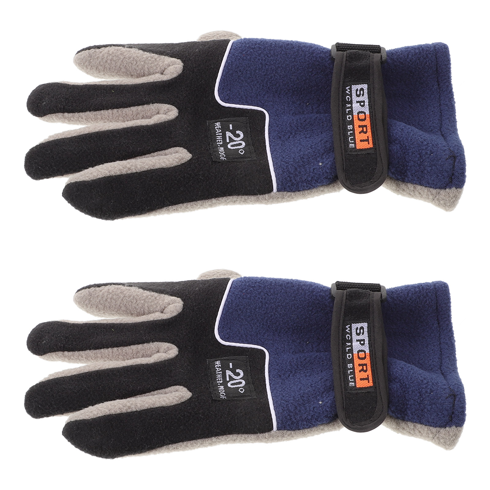 Outdoor Full Finger Warm Polar Fleece Cycling Winter Mens Men Sports Protective Gloves For Men Winter Bike Gloves