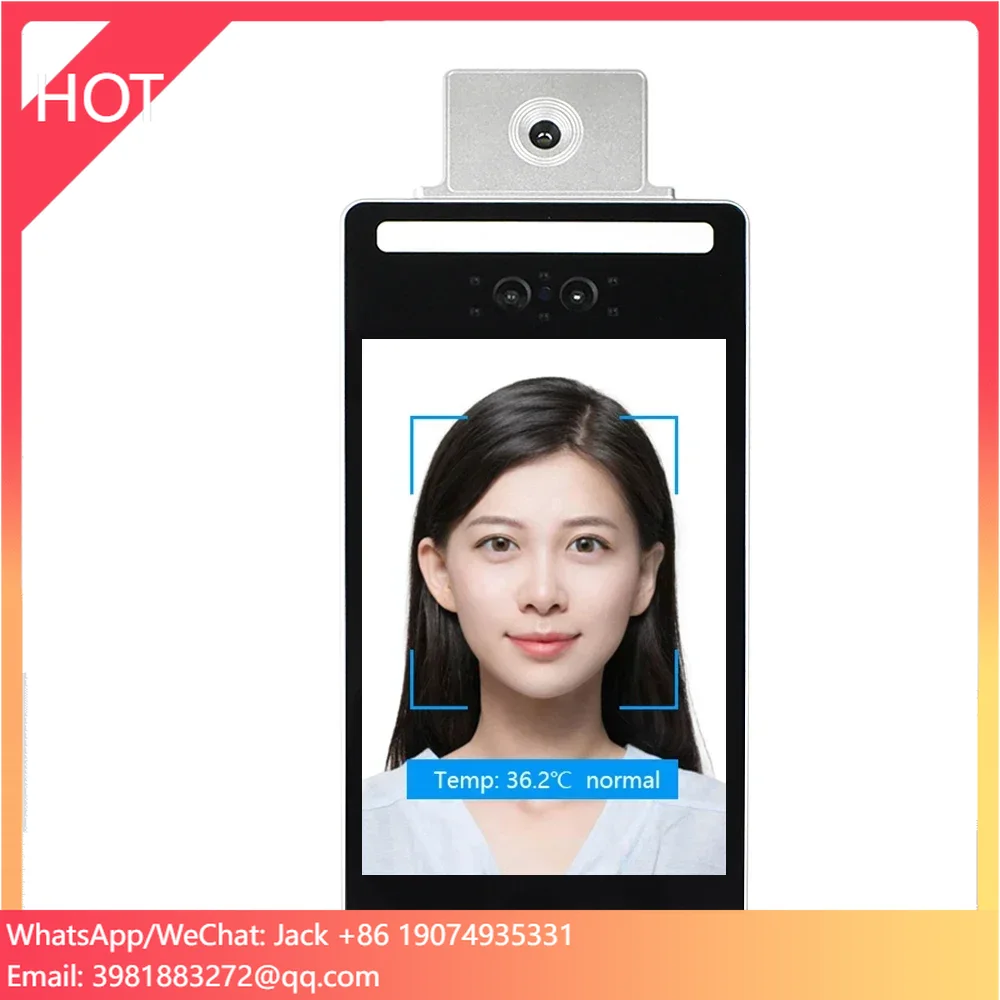 Wholesale Touch Screen Security Access Control Android Detector Temperature measurement and Face Recognition Equipment