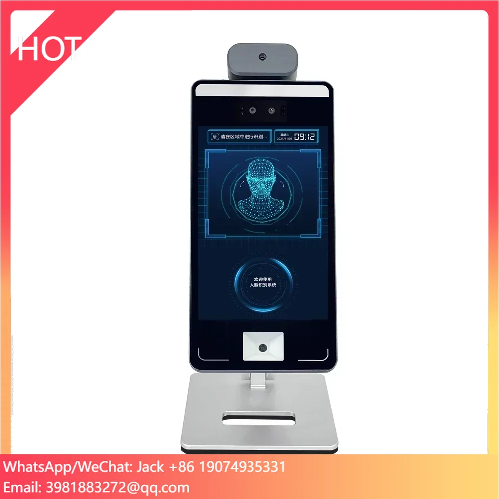 8inch Touch Screen Facial Recognition Time Attendance Camera Door Access Control System Face Recognition Terminal