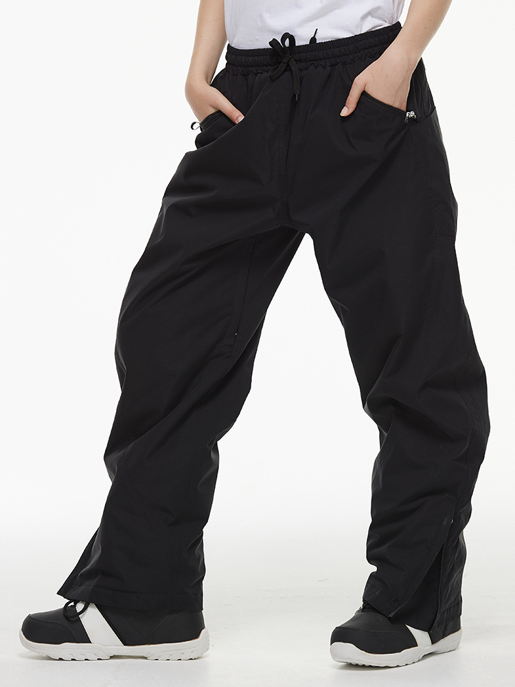 High Quality Winter Ski Pants Waterproof Windproof Thermal Breathable Loose Outdoor Snowboarding Pants Ski Trousers Women Men