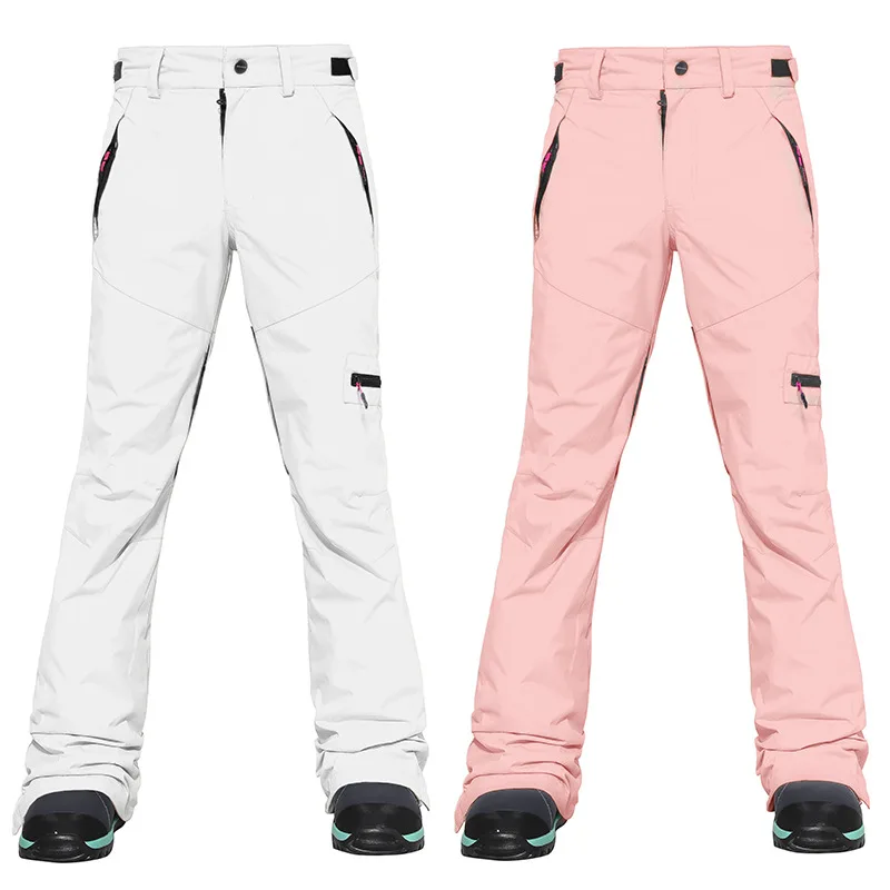 2024 New Ski Pants Women Pants Overalls Windproof Waterproof Ski Suits Men Mountain Snowboard Outdoor Hiking Ski Loose Trousers