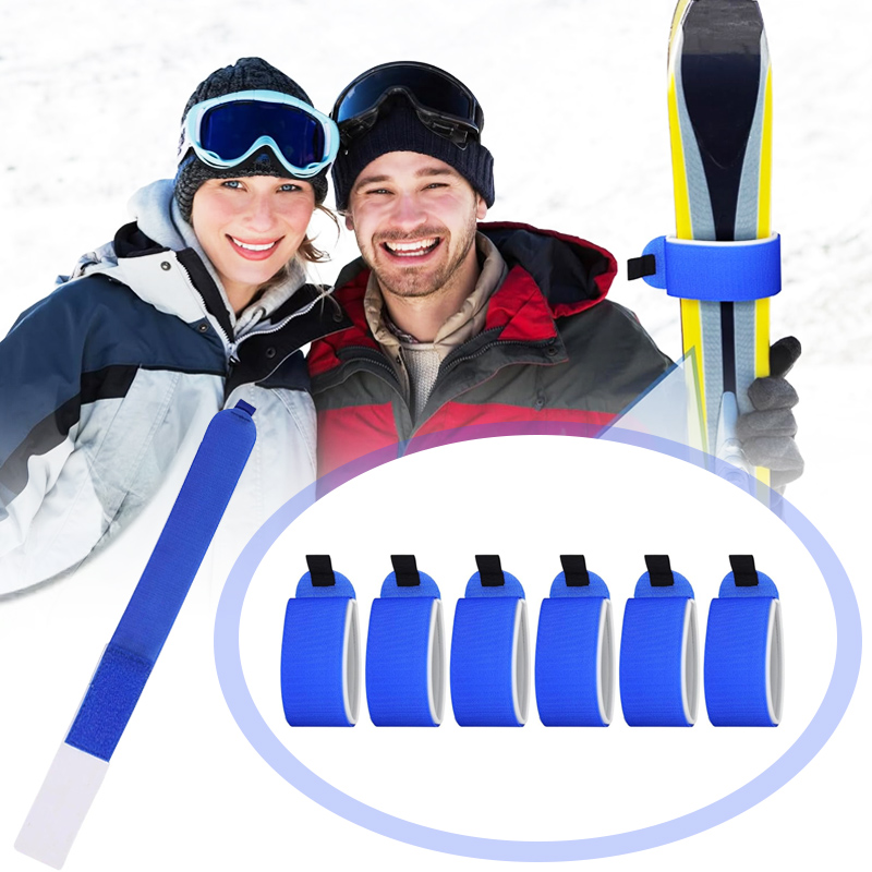 Ski Straps Snowboard Straps Sled Fixing Belt Skiing Pole Shoulder Hand Carrier Lash Handle Straps Ski Gear Accessories