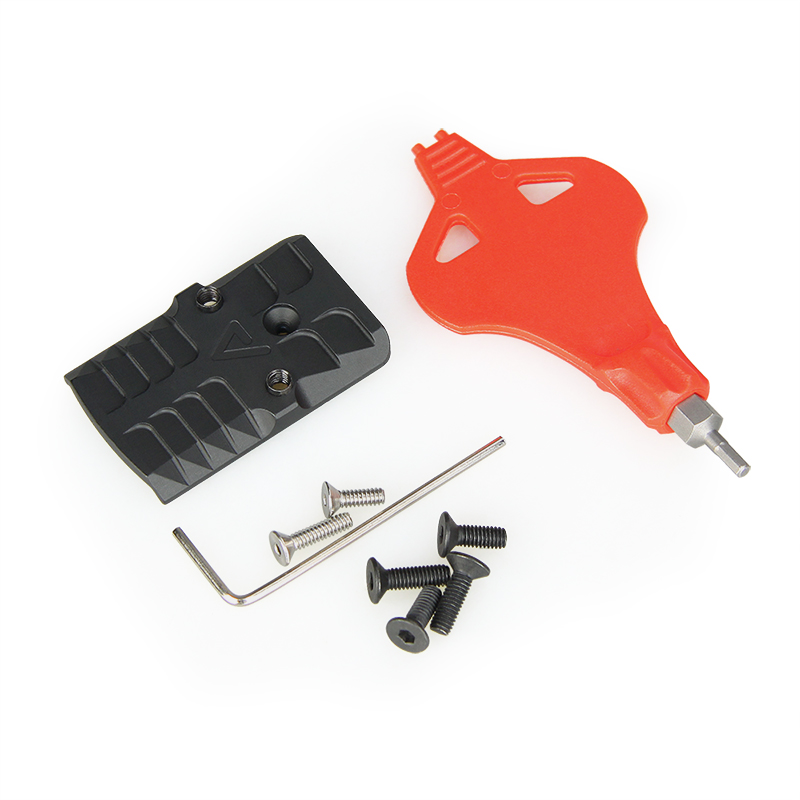 PPT Rear Sight Mount Plate Base Mount for Red Dot Sight, Mount Adapter For Pistol, PP24-0227