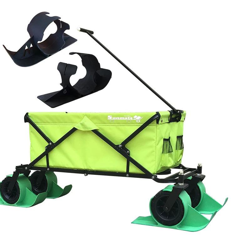 Outdoor Sports Adults Children Winter Cart Sleigh Accessories Plastic Nylon Sleigh