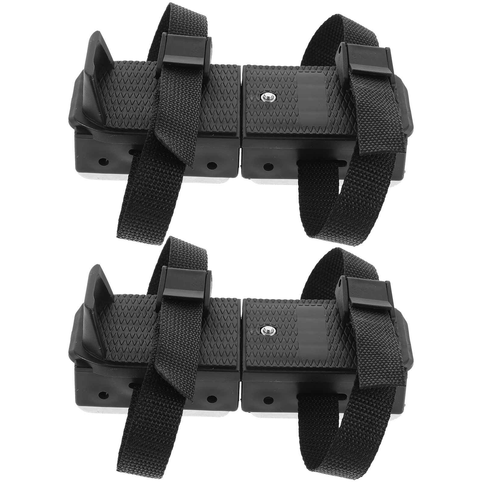 1 Pair Reusable Skating Shoes Adjustable Ice With Fastener Straps Double Runner Skates Safe Anti-Fall Training Skates For
