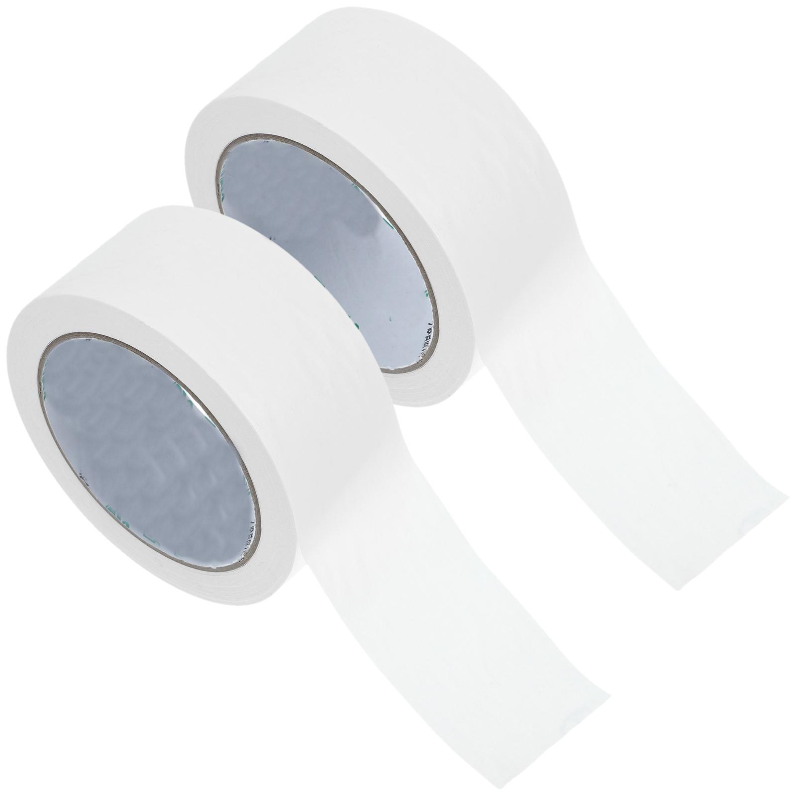 2 Rolls Boxes Sealing Tape Writable Automatic Shipping White Packaging for Packing Supplies