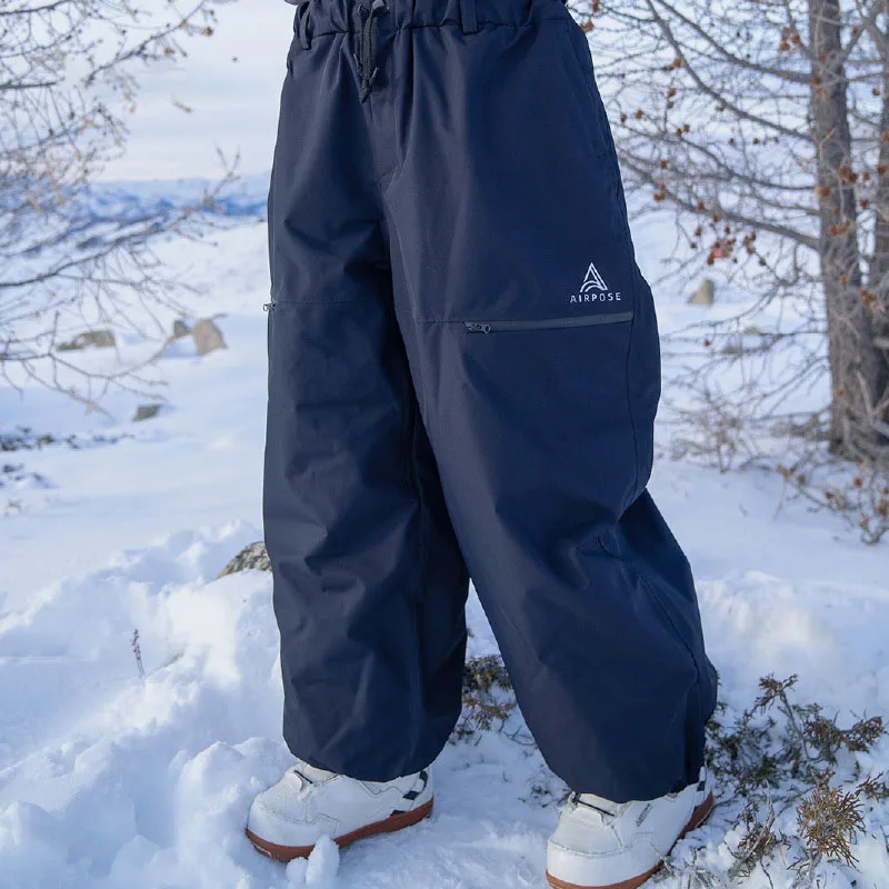 New Women Men Winter Ski Pants Snowfield Sport Cotton Overalls 2025 Warm Waterproof Skiing Trousers Pro Windproof Snow Pants