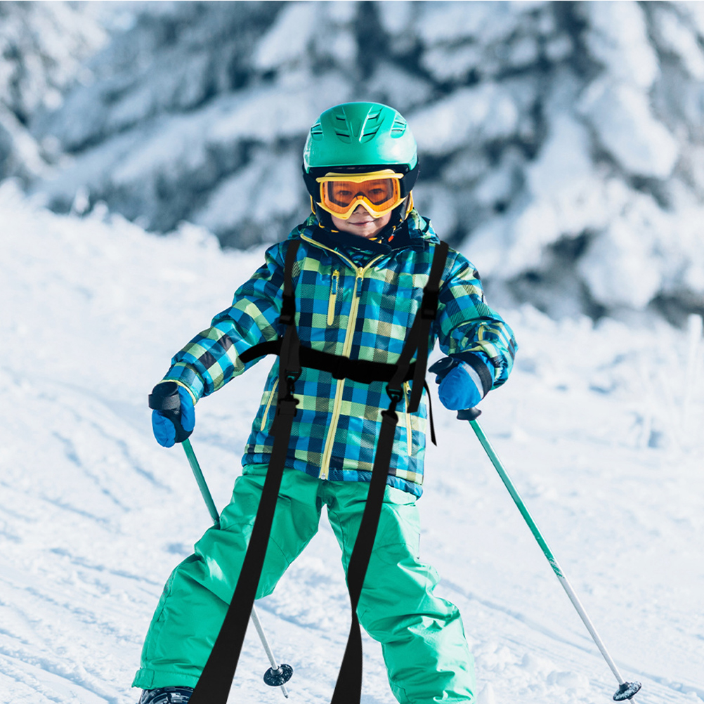 Ski Training Harness Kids Skiing Straps Adjustable Wear resistant Plastic Buckle Balance Toddler Skating Safety Strap Skiing