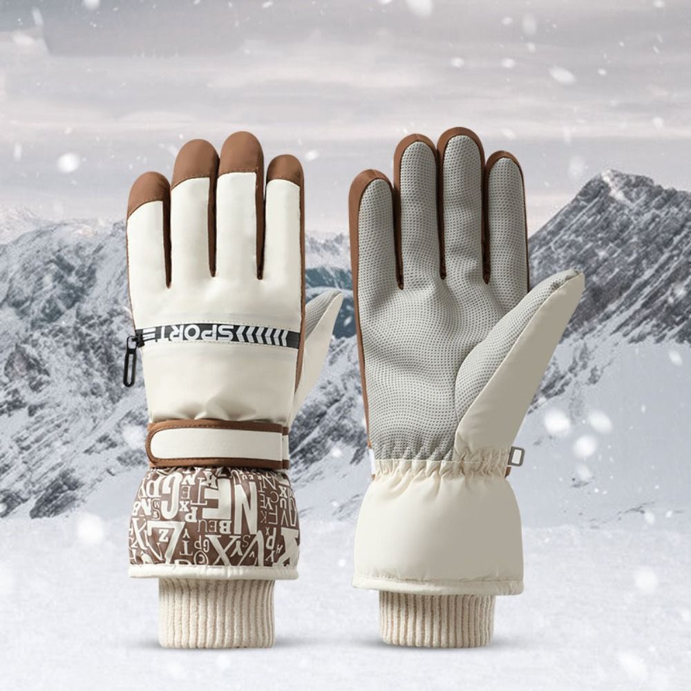 TouchScreen Snow Ski Gloves Waterproof Windproof Warm Cycling Gloves Non-slip Cold Resistance Snowboard Mittens Men Women