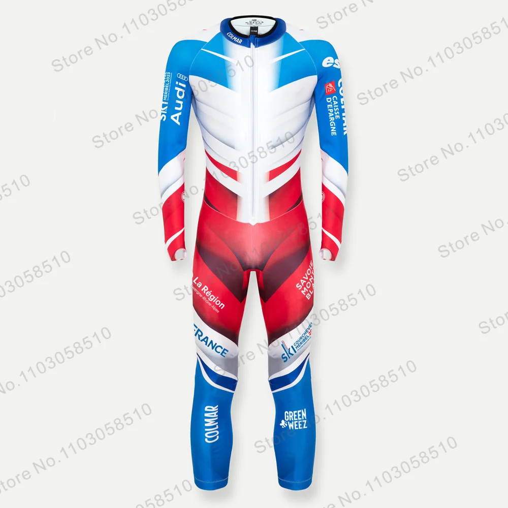 Performance Gs Race Pak Winter Flens Jumpsuits Eendelige Skipakken Snowboard Jumpsuit Sport Niet-Gewatteerd