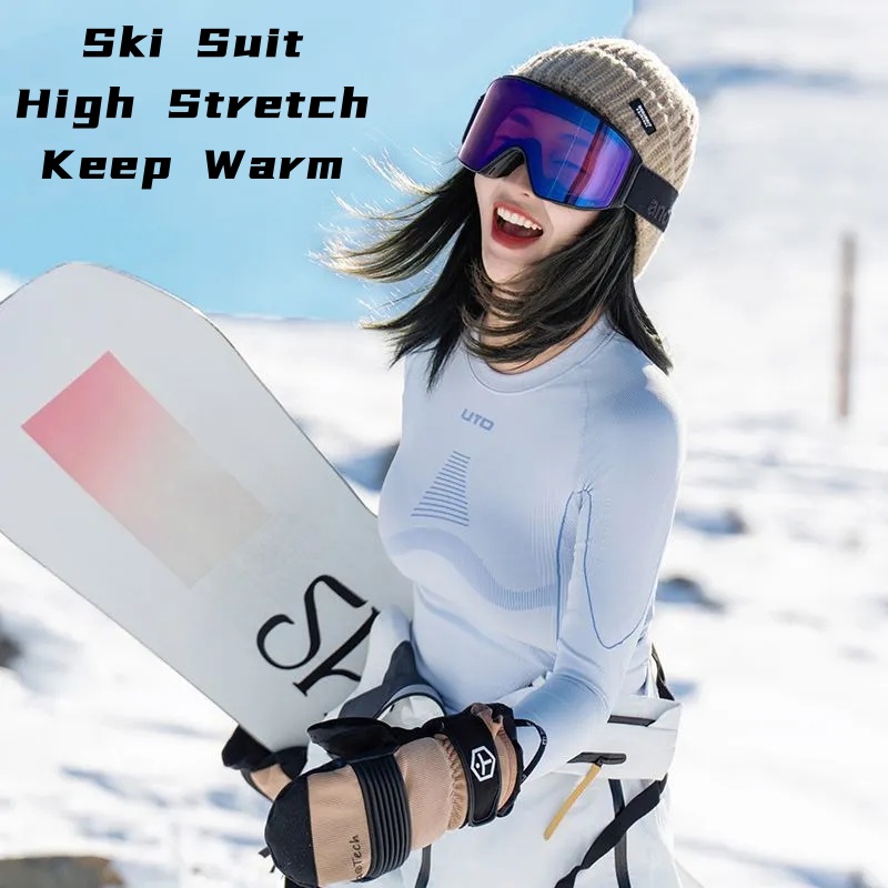 Skiing Quick Dry Clothes Women Functional Underwear Sweat Mountaineering Riding Running Tights Thermal Underwear Set Men Soft
