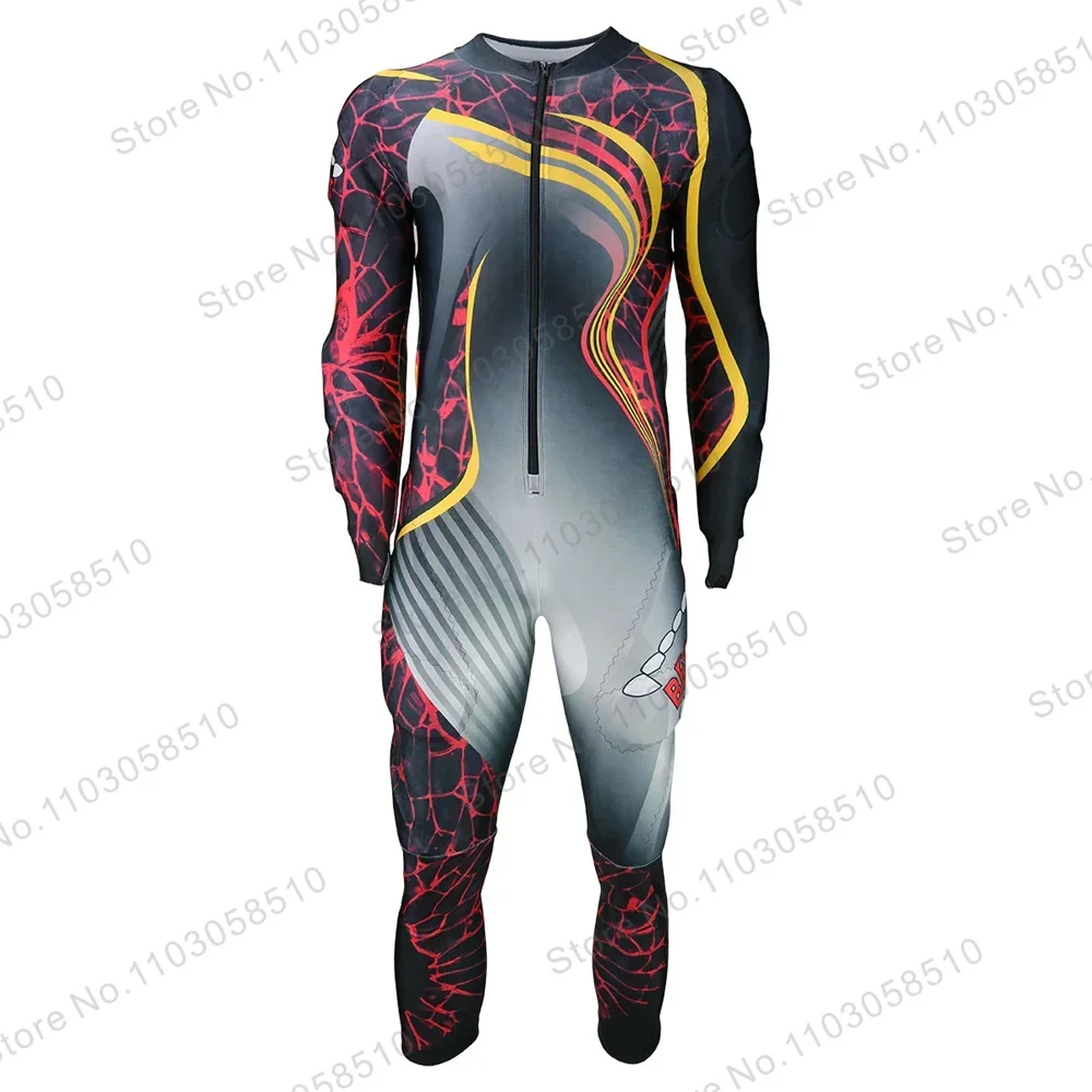 2025 New BEAST Top Gun GS Race Suit Performance GS MEN Race Ski Suits Winter Flange Jumpsuits One Piece Downhill Speed GS Set