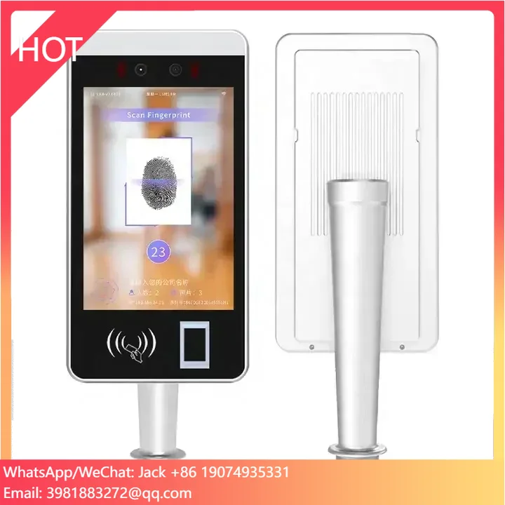 Sdk Api 8 Inch Facial Recognition Door Access Control Machine Face Id Time Attendance System