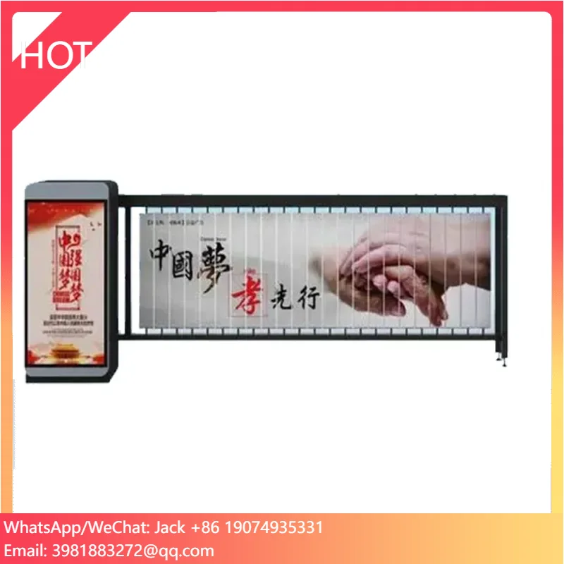 2023flap Barrier Gate Gate Barrier Automatic Gate Barrier Advertising Fence Pole