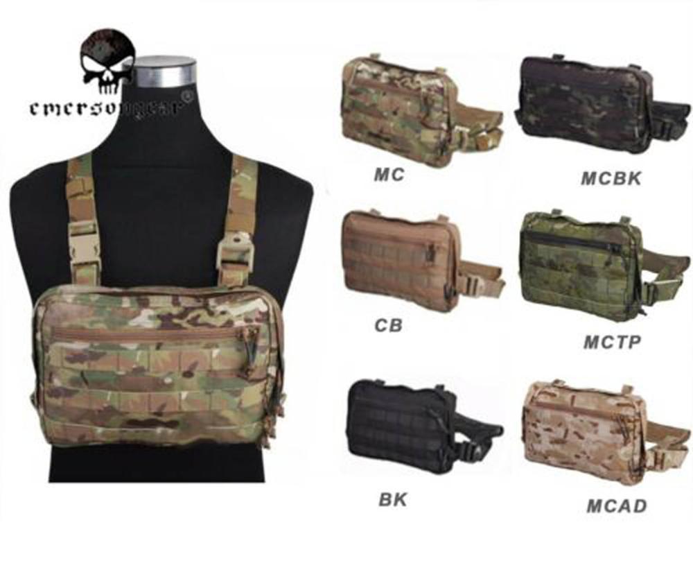 Emersongear Emerson EDC Bag Chest Recon Bag Tool Pouch Combat Tactical Vest Pouch Bag Trekking Camping Nylon EM9285 EM9285