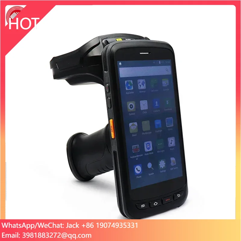 Zhongyuanda RFID Smart Handheld Terminal ZYD G7800 Access Control Card Reader Dual-band UHF HF Handheld Label Card Reader Writer
