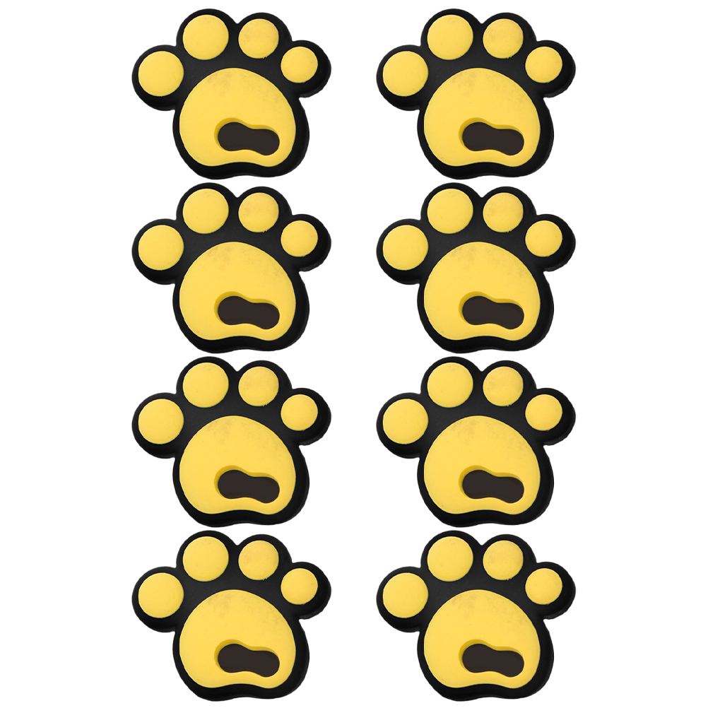 8PCS Ski Stickers Snowboard Anti Slip Practice Mats Snowboarding Grip Stop Dog Paw Pads Surfboard Accessories Traction Mats Foot