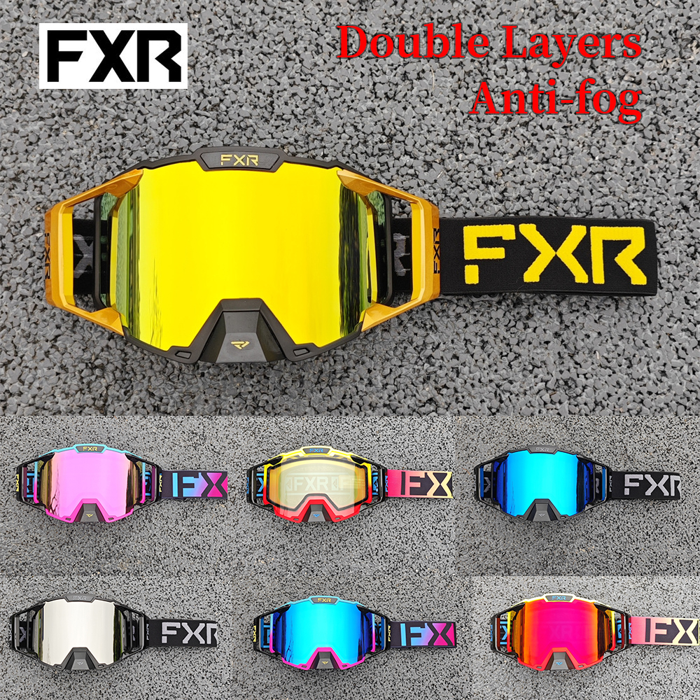 FXR Combat MX Goggle Motocross Racing Helmet Goggles MTB ATV MX Mask Windproof Protection Cycling Racing Goggles Skiing Glasses
