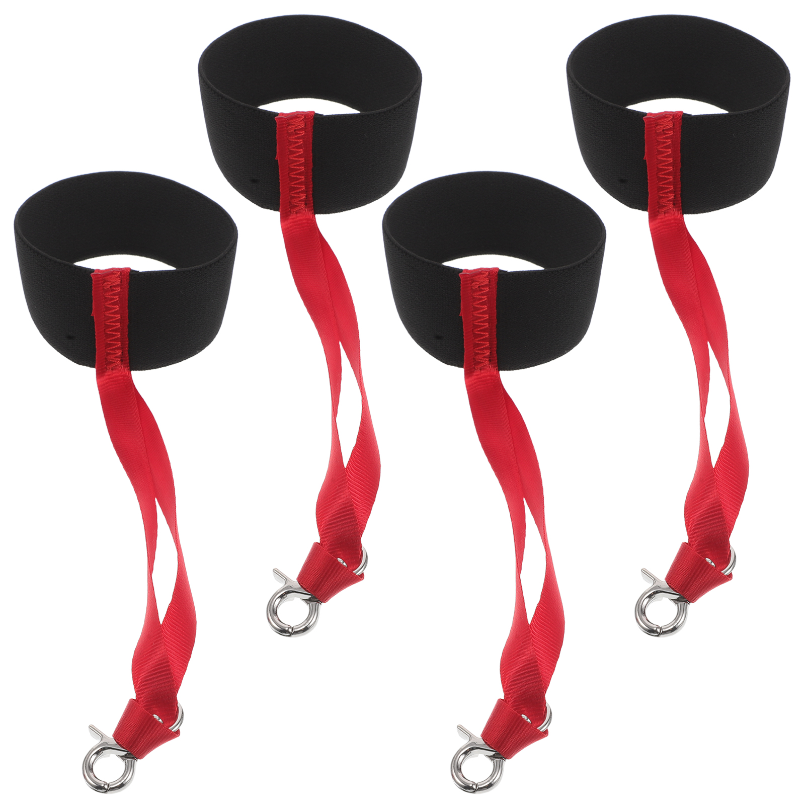 4pcs Ski Glove Laces Elastic Wrist Strap Lanyard Gloves Leash Durable Material Snowboard Skate Accessories Mitten Keeper Hand