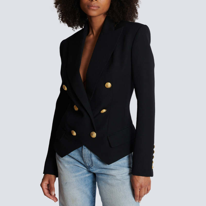 Women 2025 Spring Ladies Suits Jacket Fashion Popular Blazer Classic Tops Autumn Waist Slimming and Tall Clothes Double Breasted
