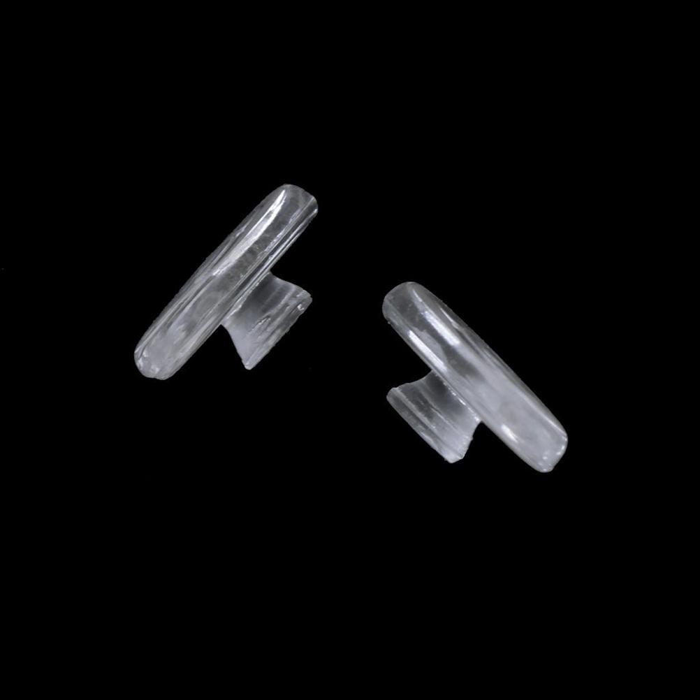25Pairs Transparent Anti-Slip Silicone Eyeglasses Nose Pads Glasses Cushions Oval Nose Bridge Support for Sports Outdoor