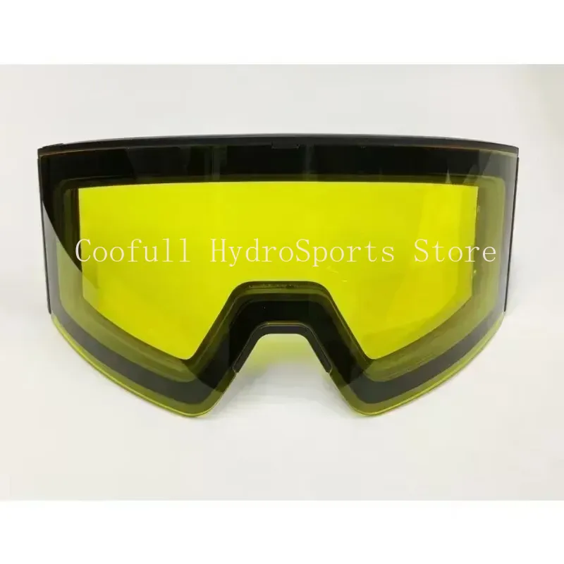 Heated Magnetic Lens, Snowboard Glasses, Double Layers, UV400, Anti-Fog and Anti-Ultraviolet, Skiing Eyewear Lenses