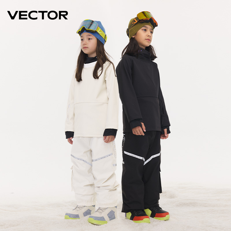VECTOR Children Solid Color Hoodies Fleece Warm Sweatshirt Fashion Streetwear Casual Loose Breathable Pullovers Brand Hoody