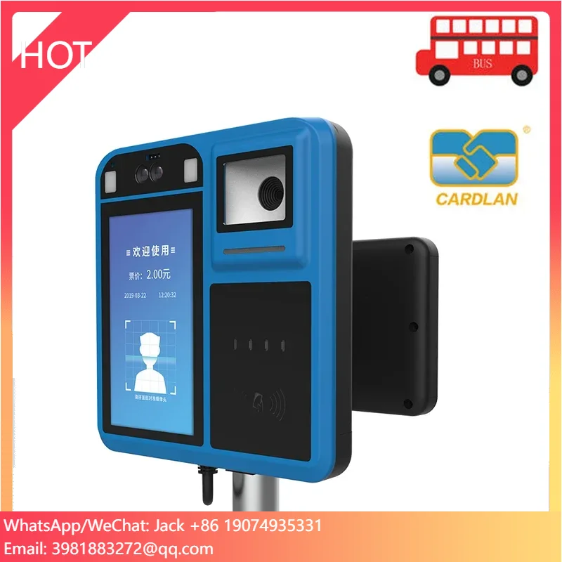 Contactless Ticket Validator Bus Payment Municipal Transport NFC QR Scanner Fare Collection P18-Q