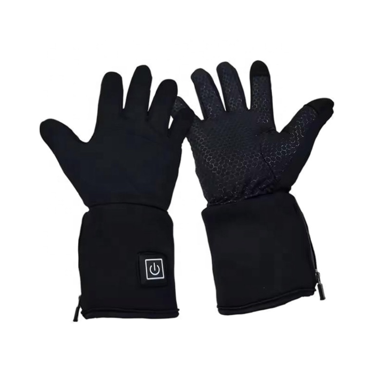 Factory Wholesale Winter Warm Waterproof Ski Gloves Hand Warmer Battery Rechargeable Electric Heated Gloves