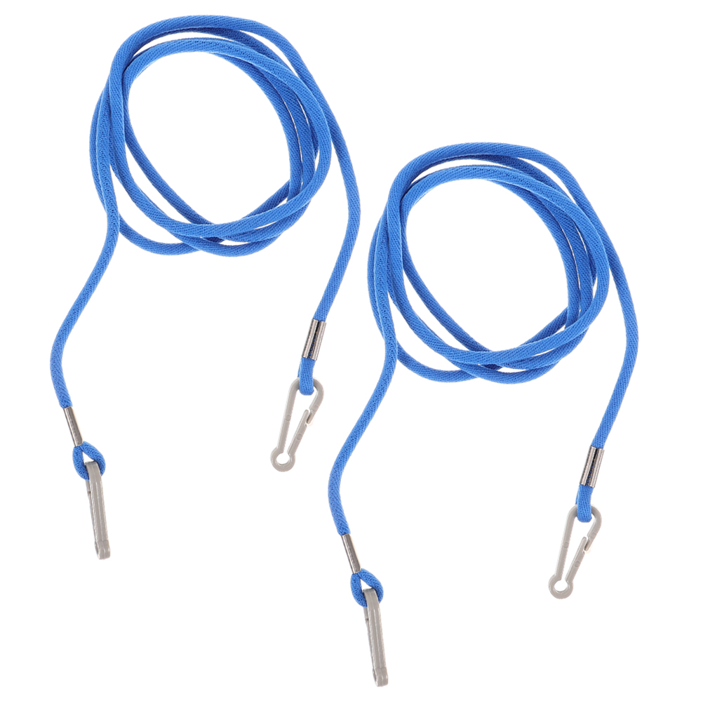 2pcs Glove Lanyards For Anti-Lost Neck Hanging Lanyard Winter Glove Holder Portable Rope Nylon Mitten Lanyards Clips Strap