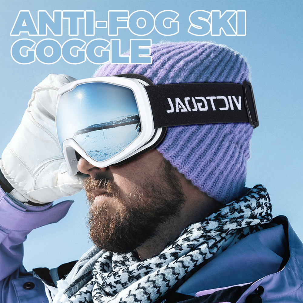 VICTGOAL Men's Ski Goggles Anti-fog Women Sports Skiing Snowboard Skateboard Double Layers Snow Eyewear Cylindrical Glasses