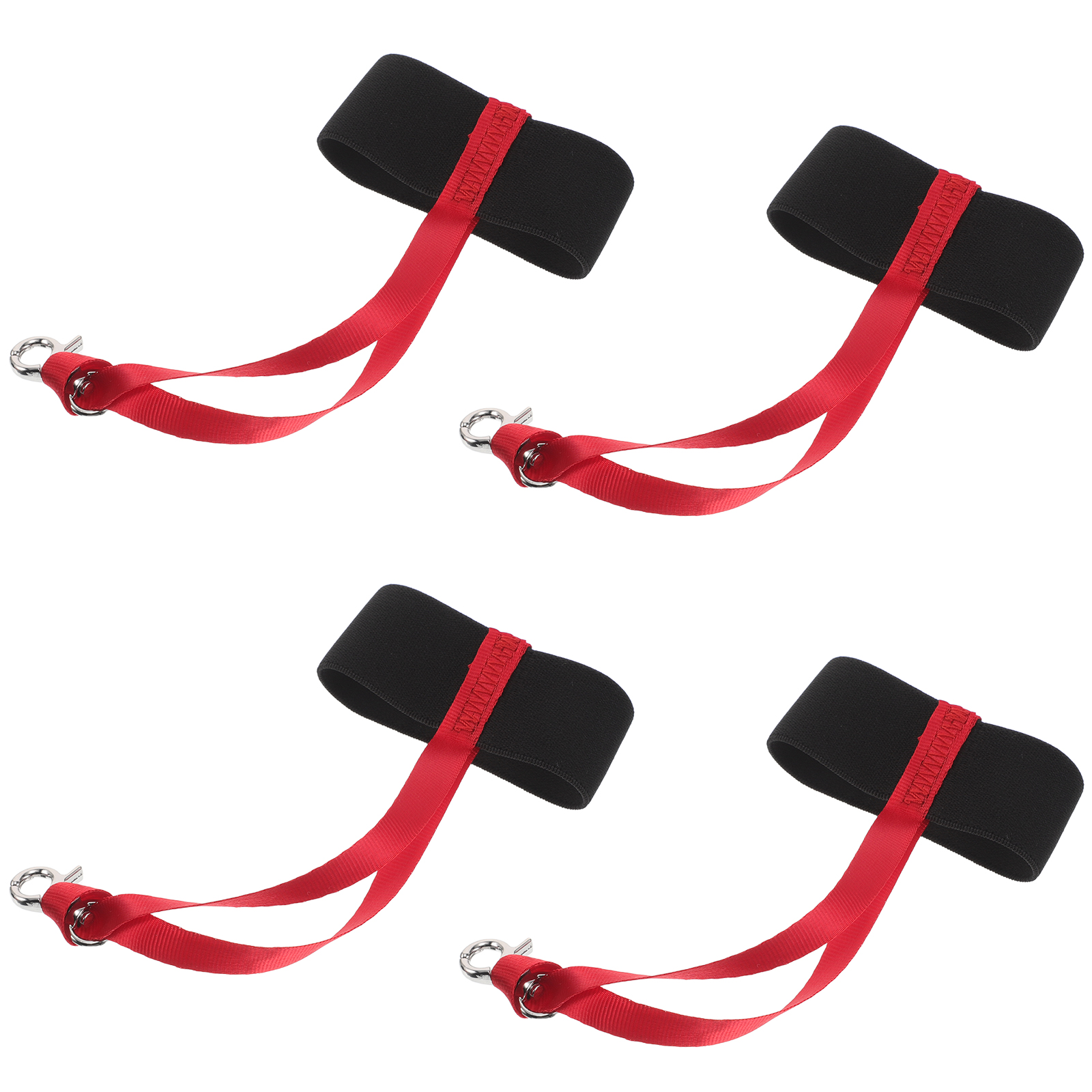 4 Pcs Ski Glove Laces Leash for Kids Wrist Straps Skateboard Handcuff Carrier Nylon Carry