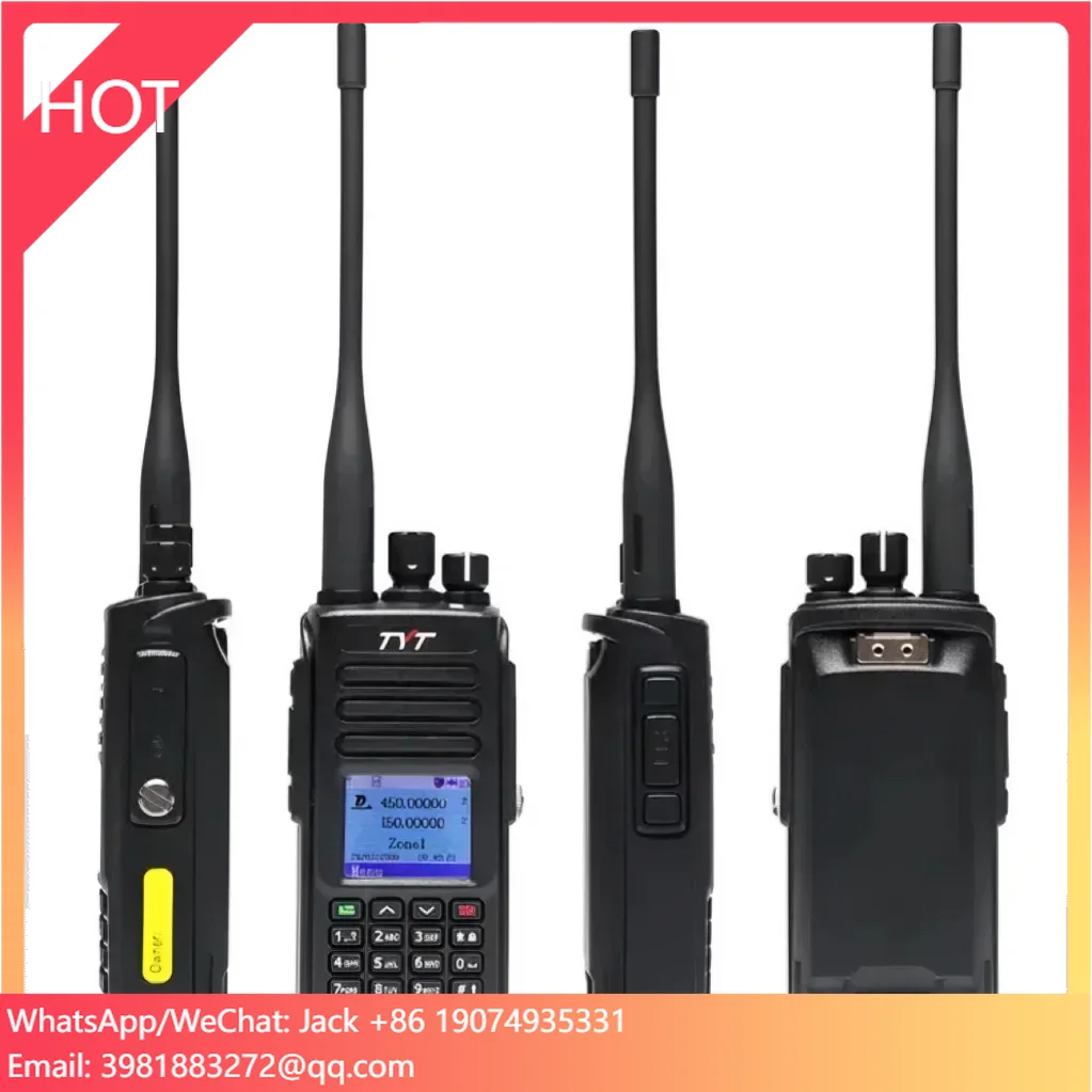 TYT MD-390 Plus Walkie Talkie AES256 Encryption UHF VHF Radio 5W Handheld GPS Optional UV-390 Ham Radio Transceiver