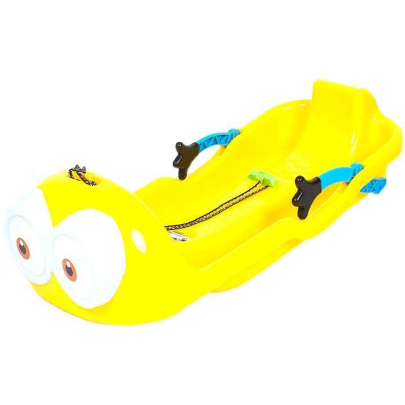 Double Thick Snowboard Outdoor Children Skiing Board Adult Veneer Sandboard Snow Circle Sledge