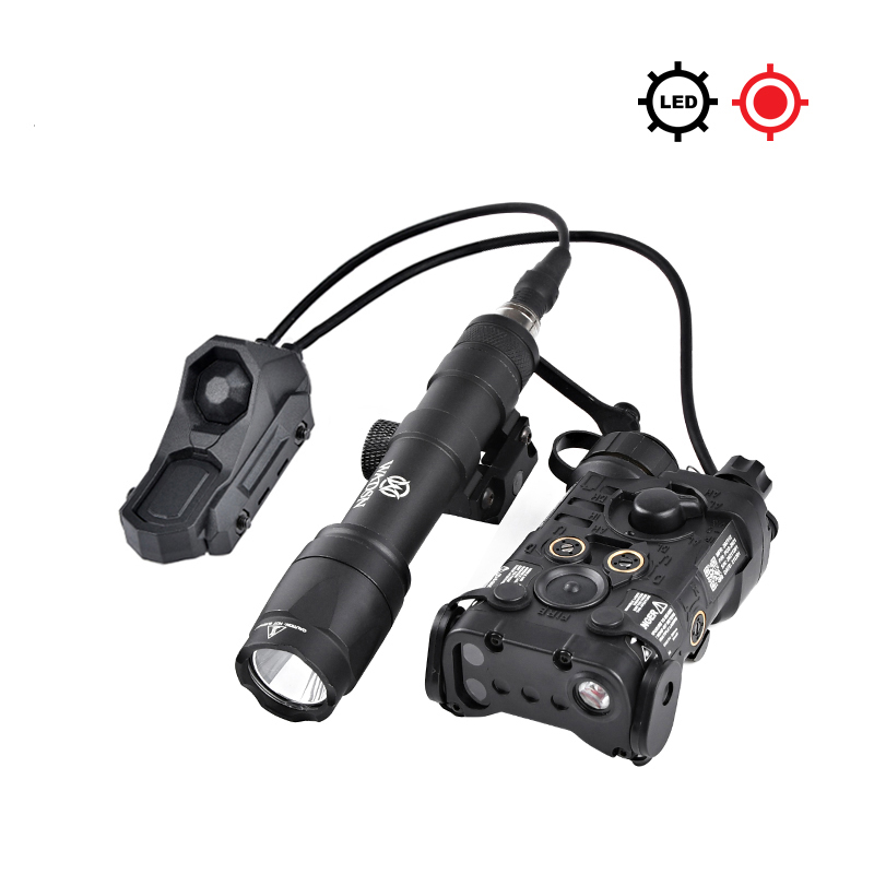 WADSN M600 M600C Flashlight Tactical NGAL L3 Red Green Blue IR Laser Light AXON Dual Switch Tactical Hunting Lamp Airsoft Gear