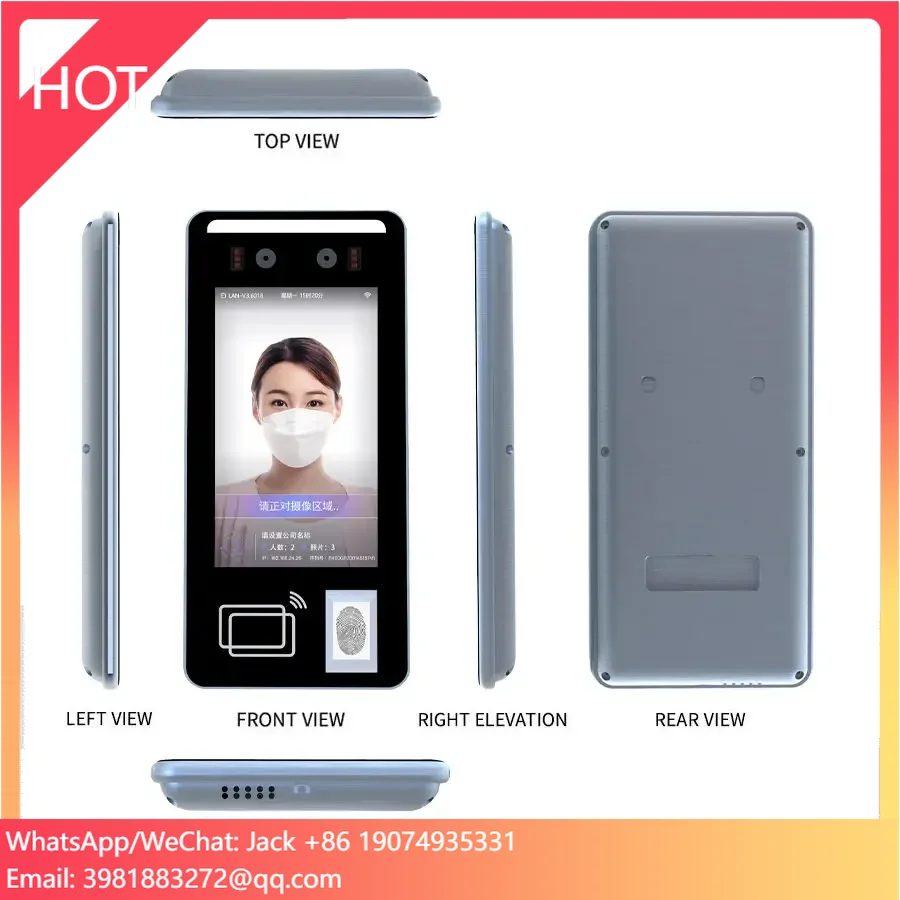 Biometric Terminal Security Smart Facial Recognition Detection Night Vision Face Camera Identification System OEM ODM
