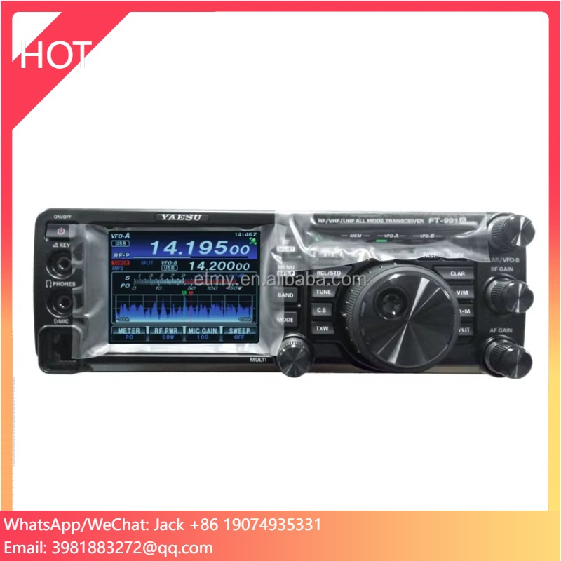 Yaesu Ft 991a Wireless Communication Transceiver Base Station 100w All Band HF VHF UHF Walkie Talkie Yaesu Ft911a