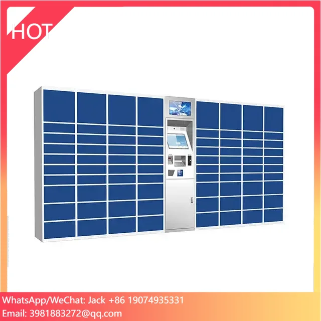 Self Pick Up Electronic Smart Custom Cabinet Touch Screen Android Wifi Remote Control Parcel Delivery Lockers For Post Express