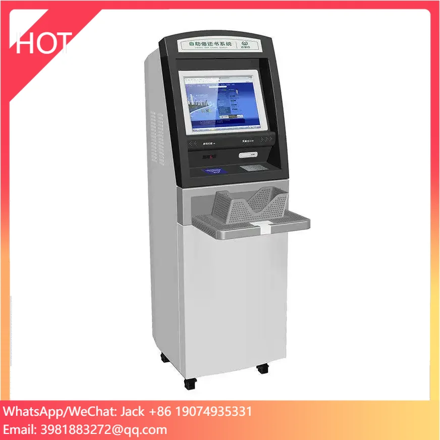 Outdoor Use Slim Compact Smart Automatic Pay Station Multifunction Self Payment Kiosk Car Parking Self-Help Payment Kiosk