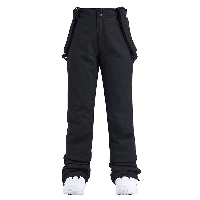 High Quality Winter Ski Pants Women's Men's Waterproof Windproof Warm Thicken Winter Outdoor Ski Trousers Snowboarding Bib Pants