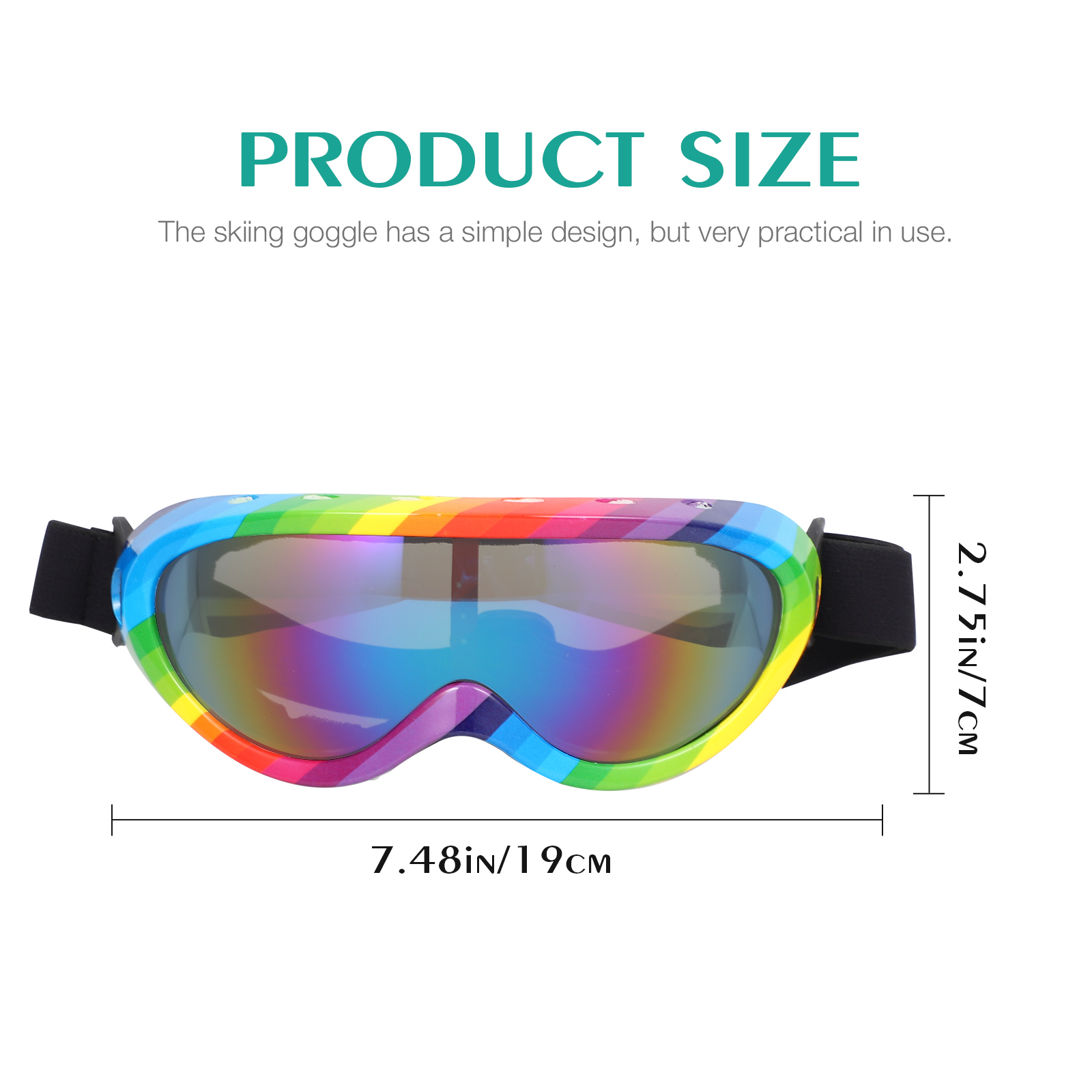 UV Protection Goggles Skiing Glasses Protective Anti-Glare Cycling Sports Eyewear