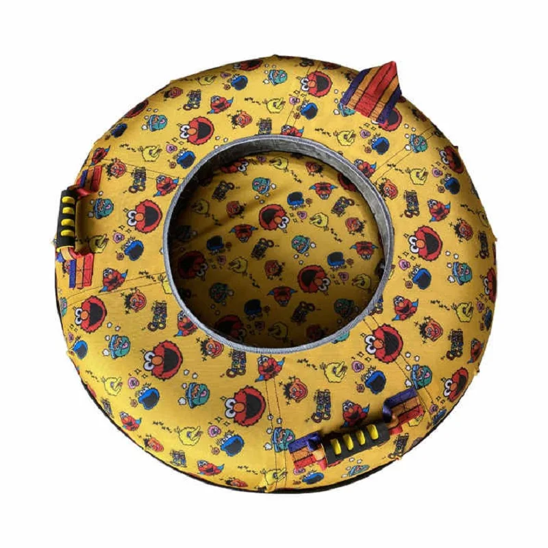 multicolor beautiful design inflatable snow tube heavy-duty snow ski circles