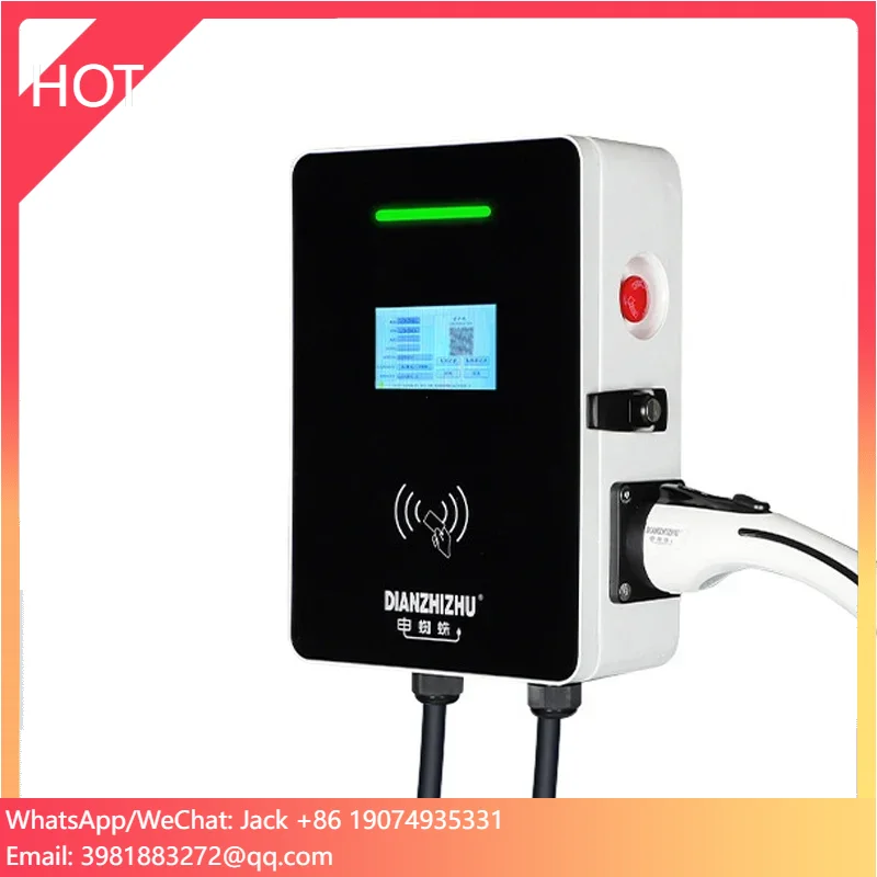 Floor-mounted Dual Guns Ac Ev Charger Station 7kw/11kw/22kw/44kw Commercial Electric Car Charging Station
